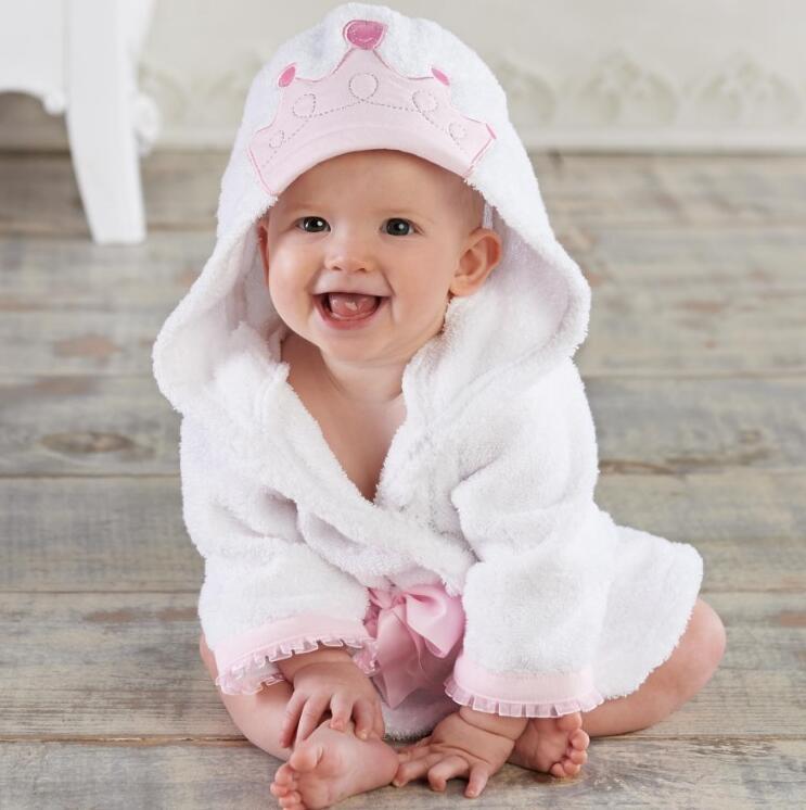 Baby Hooded Bath Towel – Cute Animal Cotton Robe