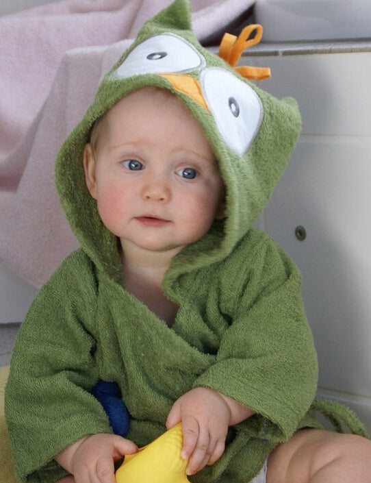 Baby Hooded Bath Towel – Cute Animal Cotton Robe