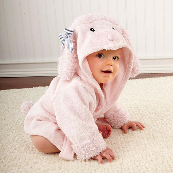 Baby Hooded Bath Towel – Cute Animal Cotton Robe