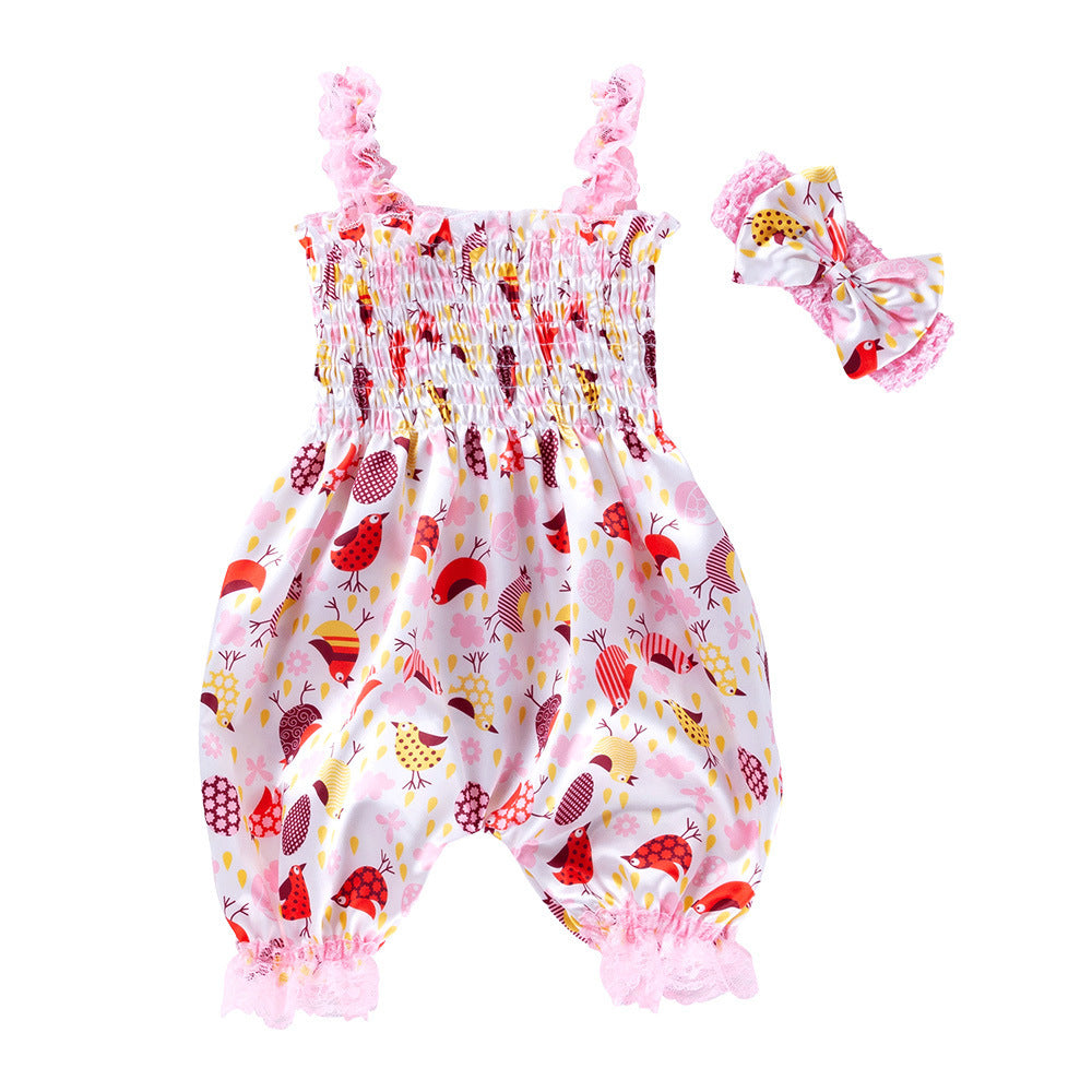European And American 0-2 Years Old Girl Sling Baby Baby Bloomers